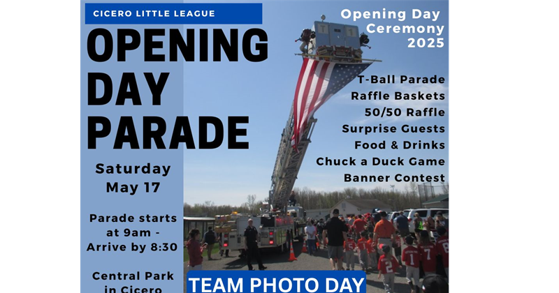 Opening Day & Photo Day is 5/17